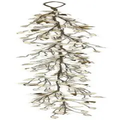 Select Artificials 5' x 5" White and Brown Cotton with Pod Artificial Christmas Garland - Unlit