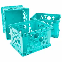 Large File Crate, Classroom Teal, (Case of 3)