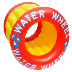 Swim Central Inflatable Yellow Water Wheel Swimming Pool Float - 40"