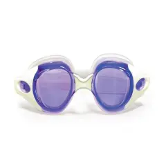 Swim Central 7" Purple and White Advanced Pro Goggles Swimming Pool Accessory for Adults
