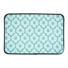 DII Aqua Lattice Paw Pet Mat