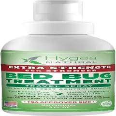 Hygea Bed Bug Extra Strength Treatment Travel Spray 3 oz