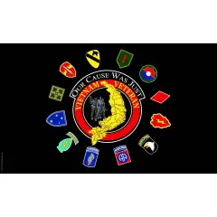 Our Cause Was Just Vietnam Veteran Flag with Grommets 3ft x 5ft