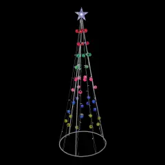 Northlight Lighted Show Cone Christmas Tree Outdoor Decoration - 6' - Multicolor