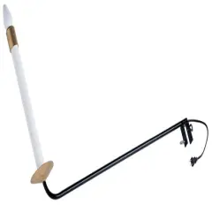 GKI/Bethlehem Lighting Candles with Telescopic Arm for Commercial Tower Christmas Trees - 25.5" - Set of 2 White