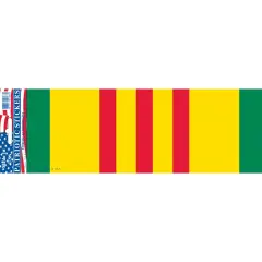 Vietnam Service Ribbon Bumper Sticker 3-1/4"X9"