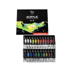 Acrylic paint set of 24 20 ml/0.68 oz, ROSA Gallery