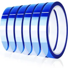 6 rolls Heat resistant Tapes sublimation Press Transfer Thermal BLUE 20mmx30m SUBLITAPE
