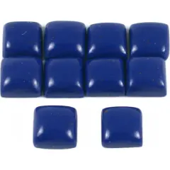10 Blue Lapis Square Cabochons Gemstones Jewelry 6mm