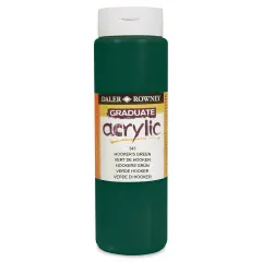 Daler-Rowney Graduate Acrylics - Hooker's Green, 500 ml bottle