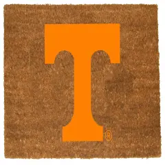 The Memory Company NCAA Tennessee Volunteers Logo Rectangular Coir Door Mat 29.5" x 19.5" Brown