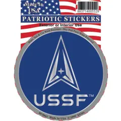 Patriotic United States Space Force Sticker (3"x4-1/4")
