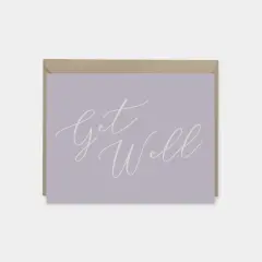 "Get Well" Script Card VI
