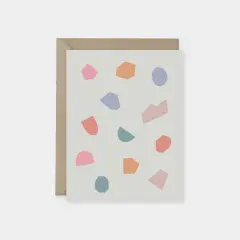 Colorful Cut Out Paper Collage Cards II