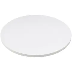 14" Round White Foil Cake Board 5ct