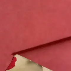 Kitcheniva Suede Vinyl Fabric Faux Leather Self Adhesive 52" Red