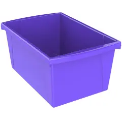 Medium Classroom Storage Bin, Purple