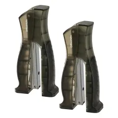 (2 Ea) Stand Up Full Strip Stapler Black | 2 Sets of Good Quality Full Row Staples | Easy to Use