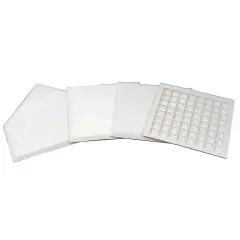 Economy Waffle Bottom Bases (Set of 4)