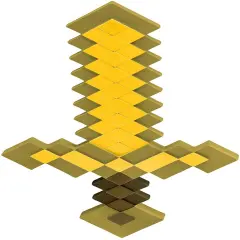 Minecraft Gold Sword Child Costume Prop