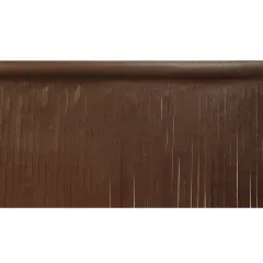 10 Yards of 4" Matte Finish Vegan Leather Fringe Trim | 10 yard cut Brown
