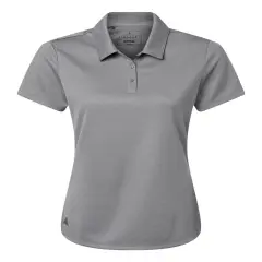 Adidas&reg; Women's Micro Pique Polo Grey three
