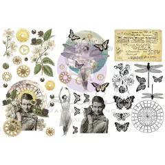 Finnabair Mini Transfers 6"X12" 3/Sheets-Fairy Land