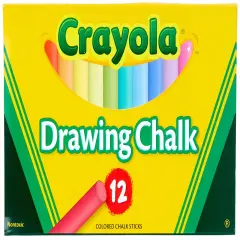 Crayola Drawing Chalk-12/Pkg