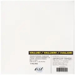 American Crafts Art Supply Basics Traditional Canvas-8"X10"