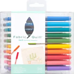 We R Fabric Quill Permanent Pens 30/Pkg-Assorted Colors