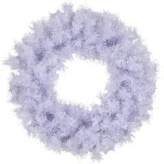 Northlight Icy White Iridescent Spruce Artificial Christmas Wreath - 18-Inch, Unlit