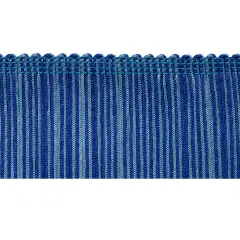 5 Yards of 2" Multicolor Chainette Fringe Trim | 5 yard cut Blue Multi