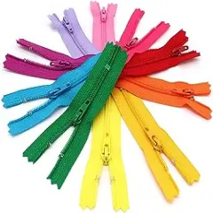 3 Inch YKK Doll & Apparel Zippers-10 Pieces-Made in USA- Great for Craft Sewing Projects