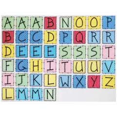 BaZooples Iron-on Patch Applique/Patch Alphabet Page