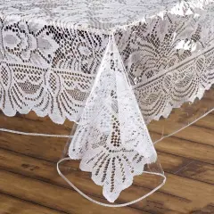 Clear Plastic Vinyl Tablecloth Square 54x54"