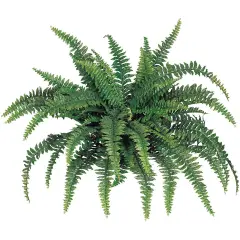 Boston Fern Plant - 48"" Wide, 60 Realistic Silk Fronds, Perfect for Indoor & Outdoor Decor by Floral Home&reg;