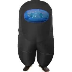 Child's Black Imposter Sus Crewmate Killer Inflatable
