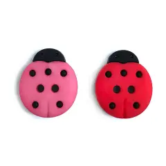 Buttons Galore and More Bulk Buttons - Ladybug - 100 Buttons
