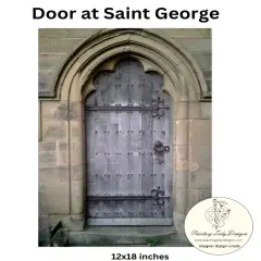 Door at St George's - Art paper for Decoupage and Mixed Media