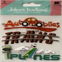 Jolee's Boutique Transportation Dimensional Stickers