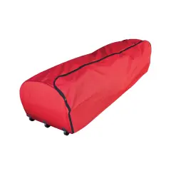 Simple Living Red Rolling Christmas Tree Storage Bag for Trees Up to 12ft