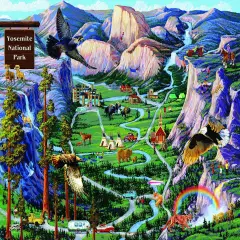 Sunsout Yosemite Adventures 500 pc Jigsaw Puzzle 38890