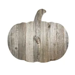 Rustic Farmhouse Fall Harvest Reclaimed Wood Pumpkin Grey