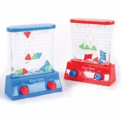 Water Handheld Games - Aqua Mini Pinball Arcade Toy, Party favors, Travel Toys, Teachers and Therapists Reward and / or prize, 1 piece (Assorted Colors)