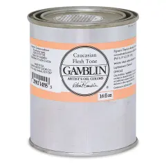 Gamblin Artist's Oil Color - Naples Orange, 16 oz Can