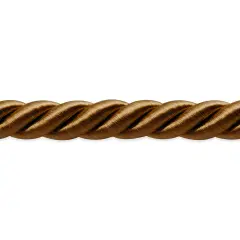 20 yards of Rebekah 1/4" Twisted Cord Trim | 20 yard cut Brown
