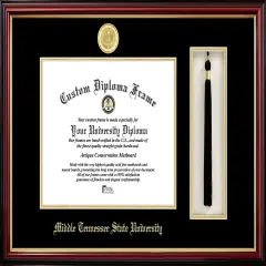 Middle Tennessee State 11w x 8.5h Tassel Box and Diploma Frame