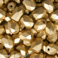 Baros Par Puca&reg;, Czech glass bead, Light Gold Matte, 10 grams