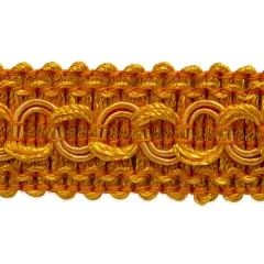 20 yards of Sheena Woven Circle Braid Trim | 20 yard cut Yellow Gold