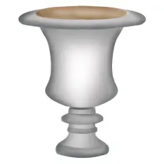 Large Topiary Urn Wall Stencil | 2588 by Designer Stencils | Reusable Art Craft Stencils for Painting on Walls, Canvas, Wood |